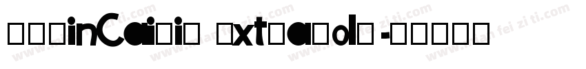 FZJinCaiTiS ExtraBold字体转换